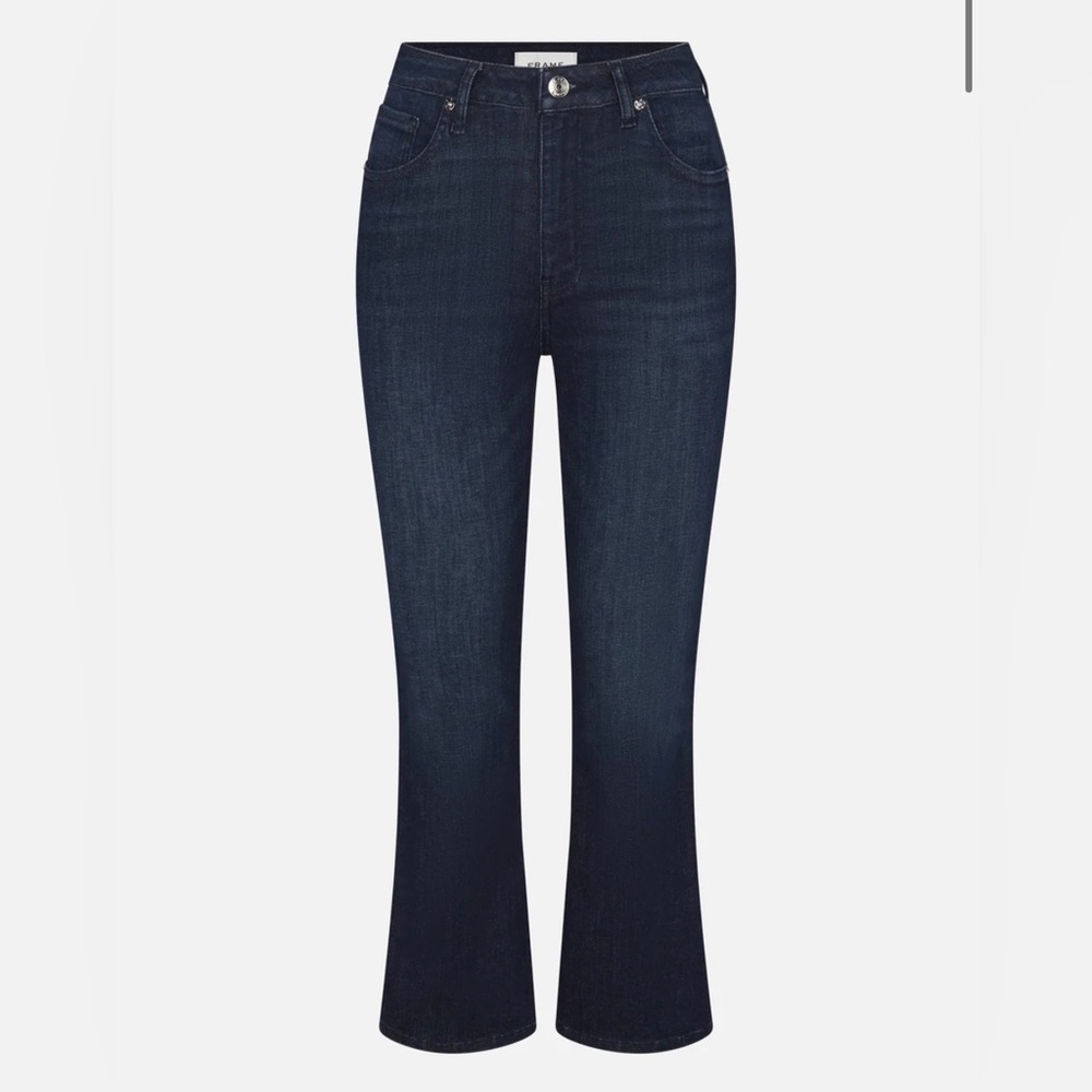 Frame le one crop mini boot jeans